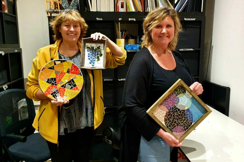 Studio FADE speciale workshops vrijgezellenfeest mozaiek workshop