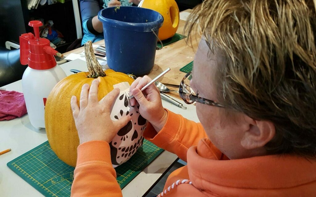 studio fade workshop pompoen snijden