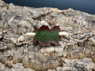 Studio FADE haarpin rood groen blad