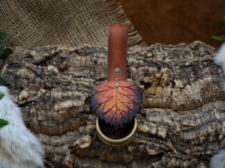 Skirthike/ rokophouder bruin met rood blad